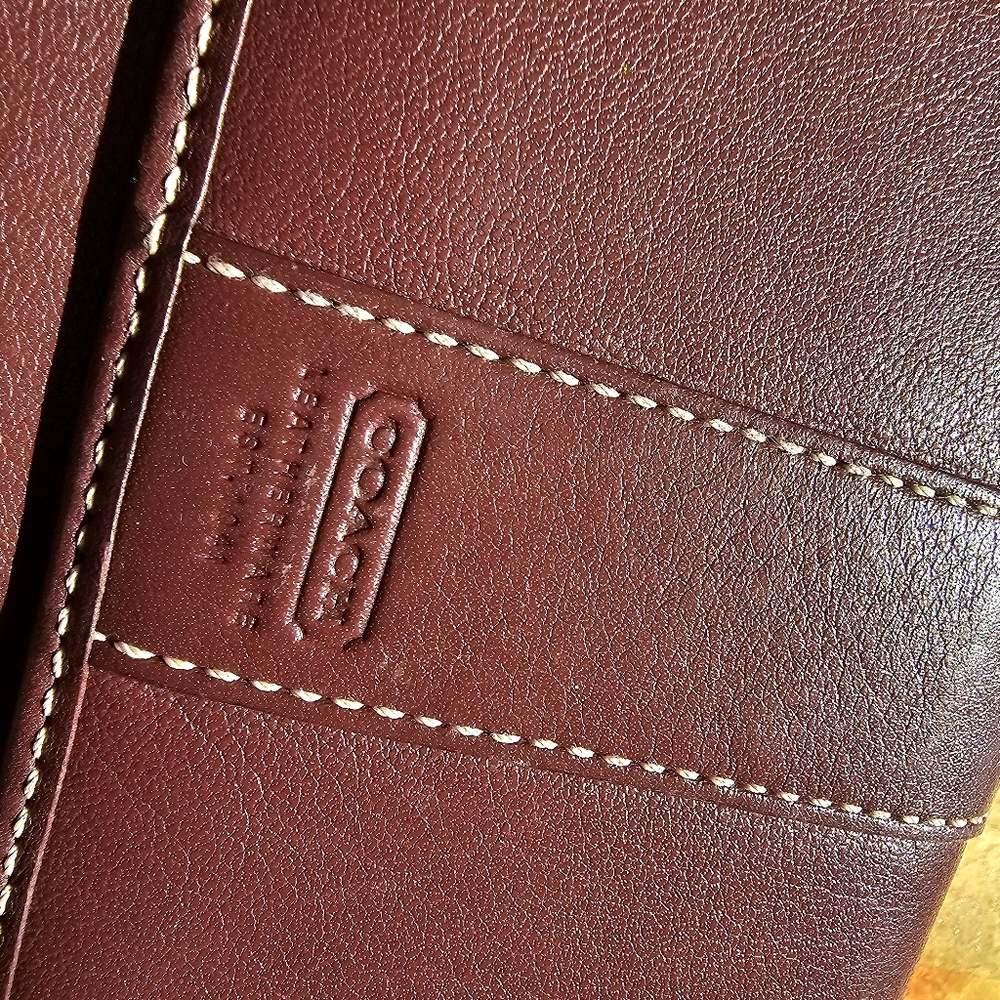 Burgandy Coach Wallet